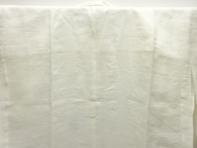  アンティーク　透かし織草花模様夏用長襦袢